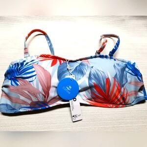 Cupshe Tropical Print Bikini Top